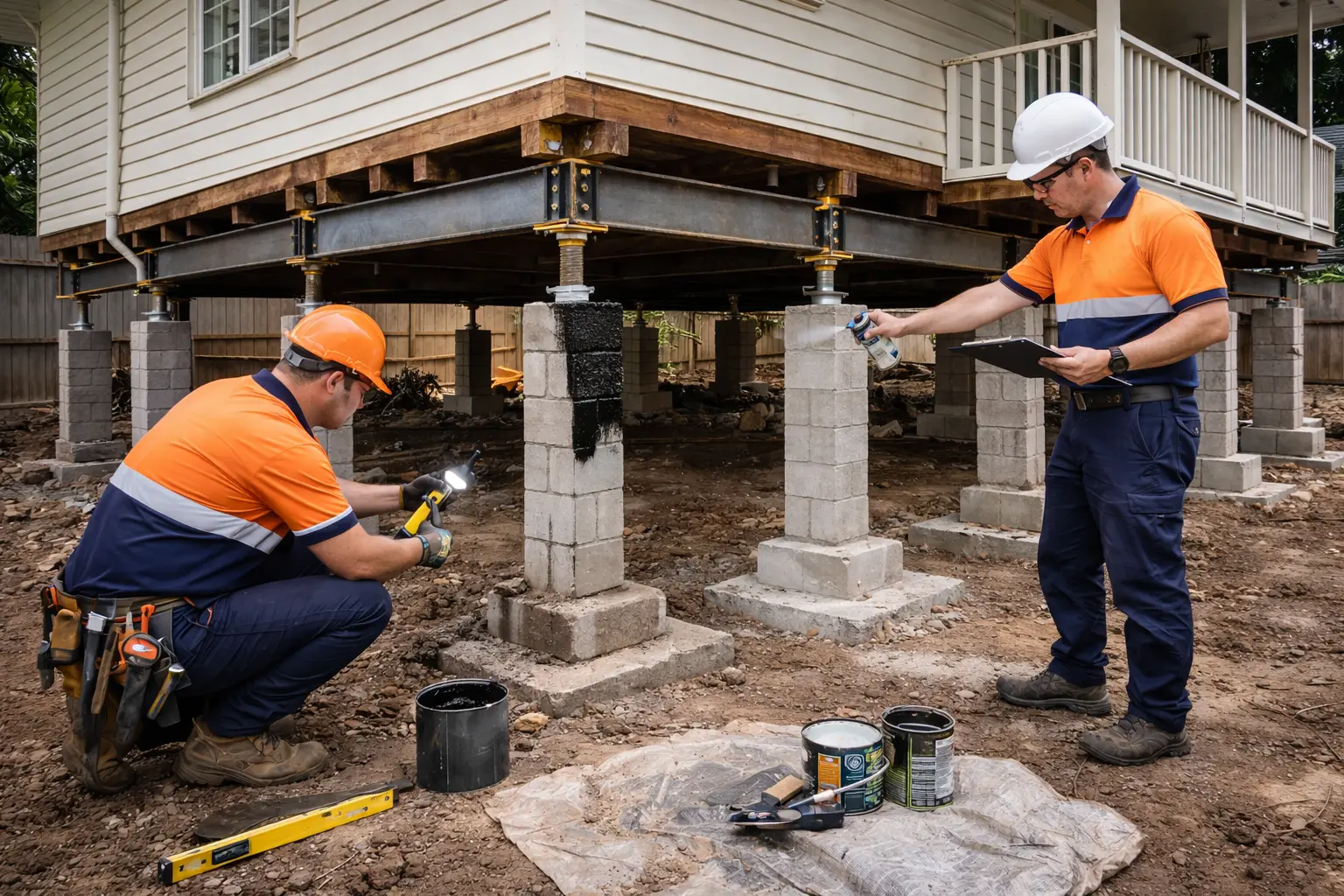 House stump maintenance Morningside service checking and protecting supports beneath a raised home
